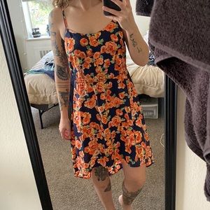 Floral Hi-Lo Dress